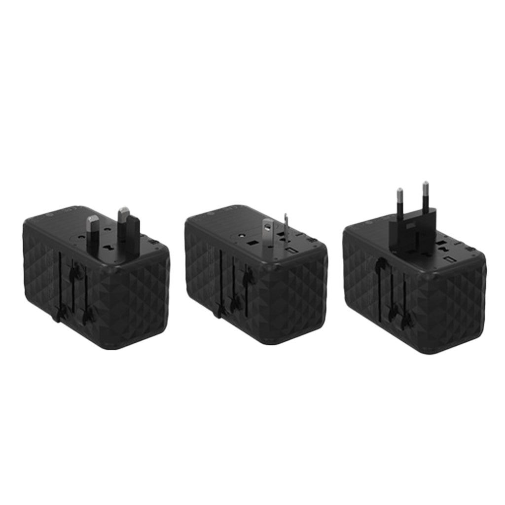 باورولوجي شاحن GaN عالمي فائق السرعة باربعة منافذ وبقدرة 100 واط | Powerology 4-Port Universal GaN Super Charger 100W.