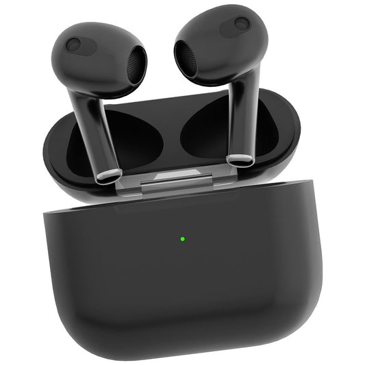 سماعات بورودو بلو ديب بيز اللاسلكية 3 - اسود | Porodo Blue Deep Bass Wireless Earbuds 3 – Black