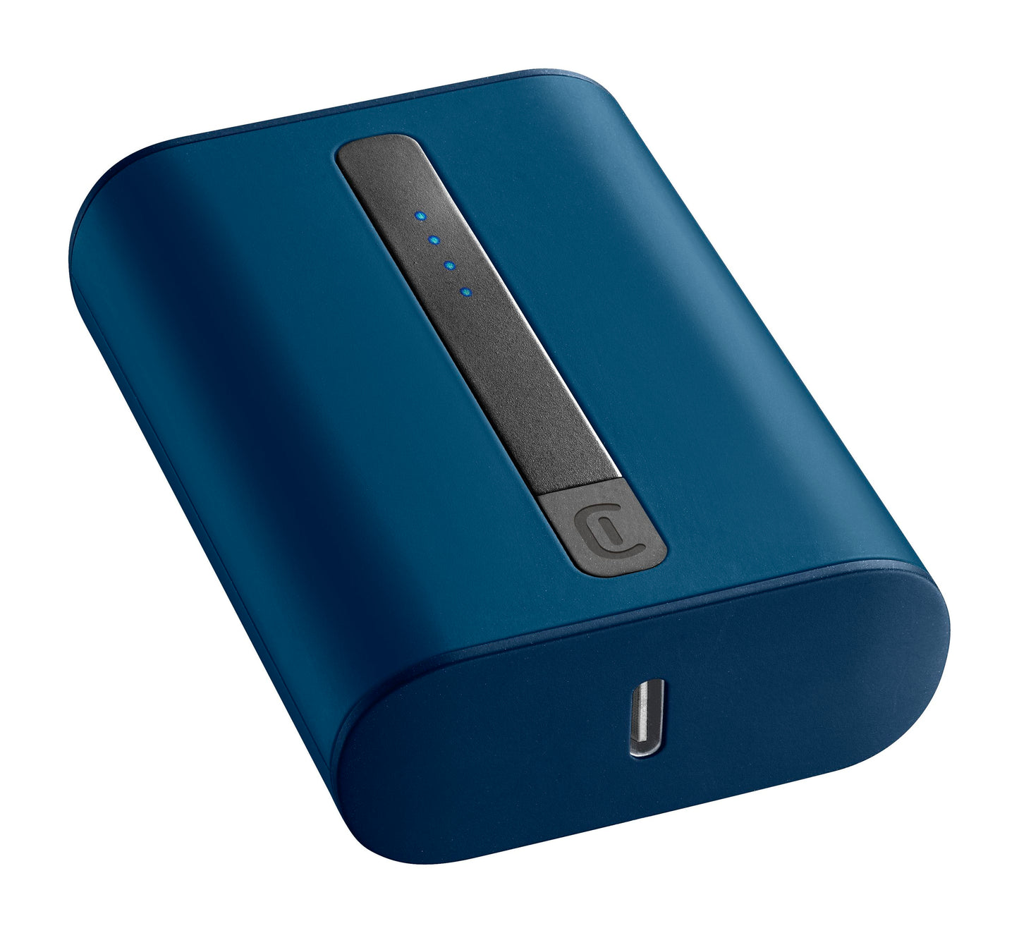 Cellularline Power Bank 10000mAh Thunder Extra Compact Fast Charger PD 20W - باور بانك بسعة 10000ميلي أمبير بقدرة 20 واط للشحن السريع من سيلولار لاين