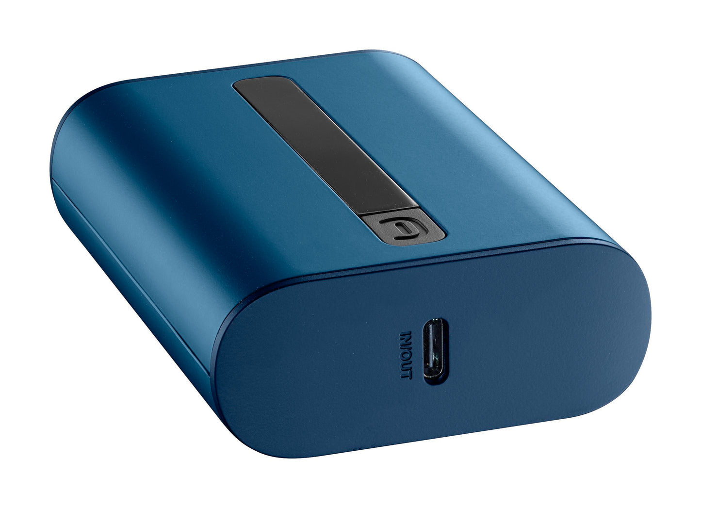 Cellularline Power Bank 10000mAh Thunder Extra Compact Fast Charger PD 20W - باور بانك بسعة 10000ميلي أمبير بقدرة 20 واط للشحن السريع من سيلولار لاين