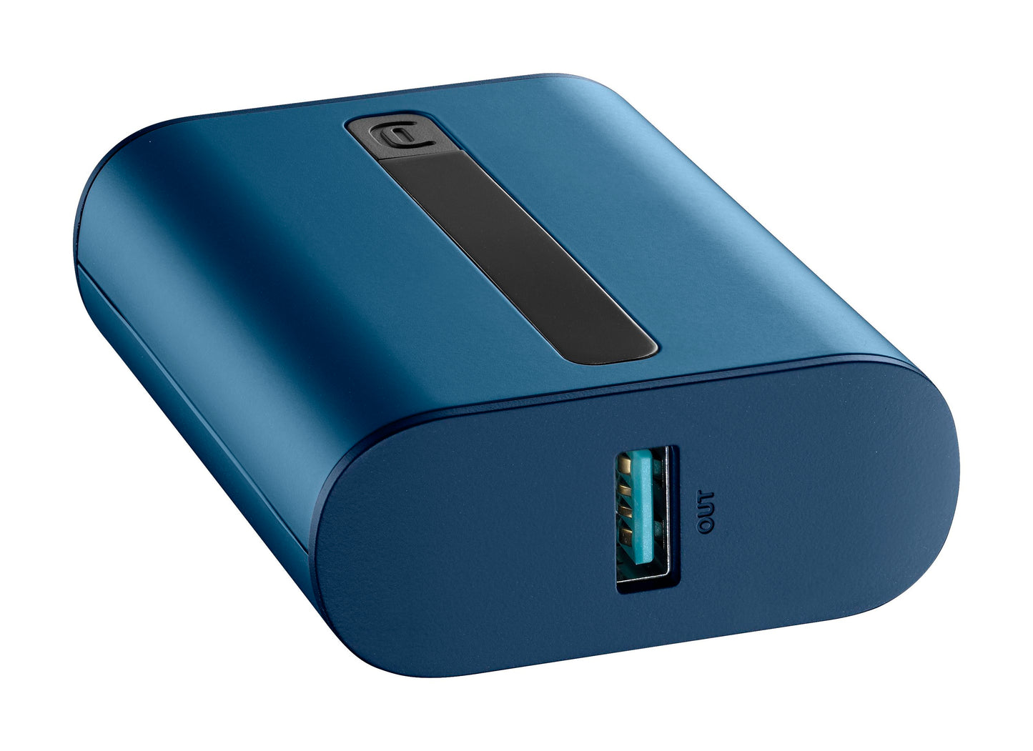 Cellularline Power Bank 10000mAh Thunder Extra Compact Fast Charger PD 20W - باور بانك بسعة 10000ميلي أمبير بقدرة 20 واط للشحن السريع من سيلولار لاين