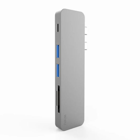 WiWU T8 7-in-1 USB-C 3.0 Adapter for MacBook Pro - محول ويوو  7 في 1 يو اس بي سي 3.0 لماك بوك برو