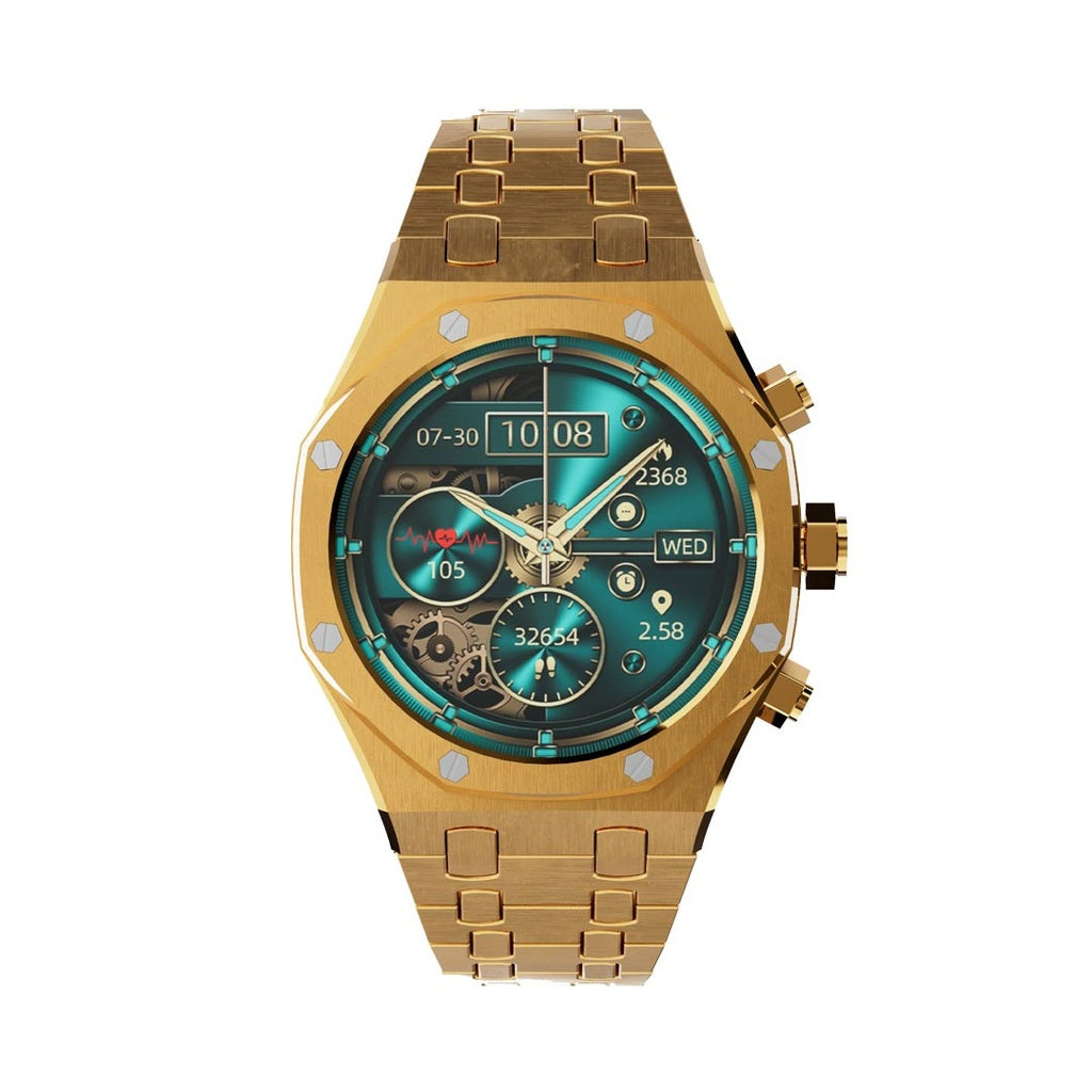 ساعة بورودو كريستالو AP الذكية بوجه ازرق | Porodo CristalloAP Smart Watch Blue Dial