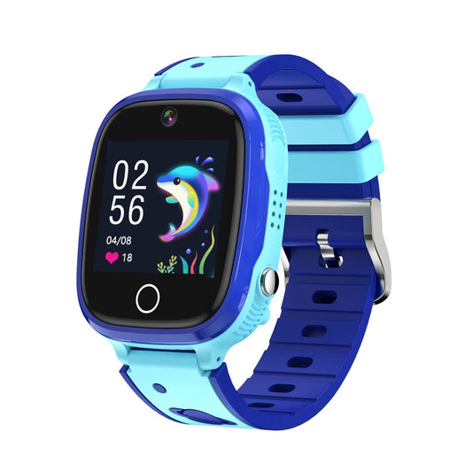 ساعة ذكية للاطفال من بورودو بلو, 4G مع تتبع جي بي اس | Porodo Blue 4G Kids GPS Smart Watch with Setracker 2 App.