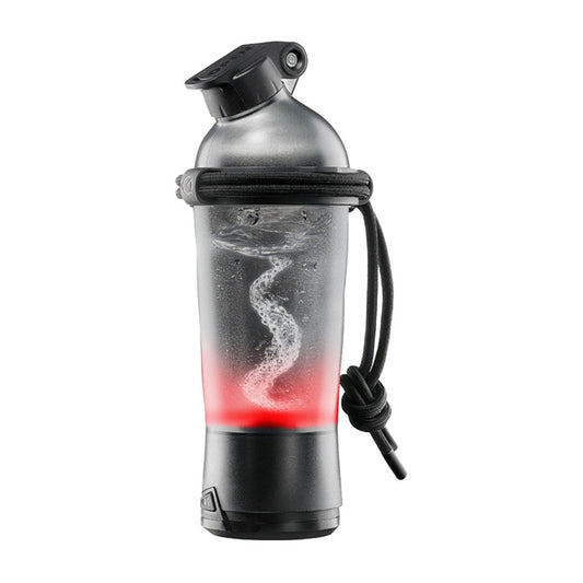 بروتين شيكر بورودو لايف ستايل بسعة 550 مل وبطارية بسعة 2000 مللي امبير - اسود | Porodo Lifestyle Protein Shaker 550ml 2000mAh - Black