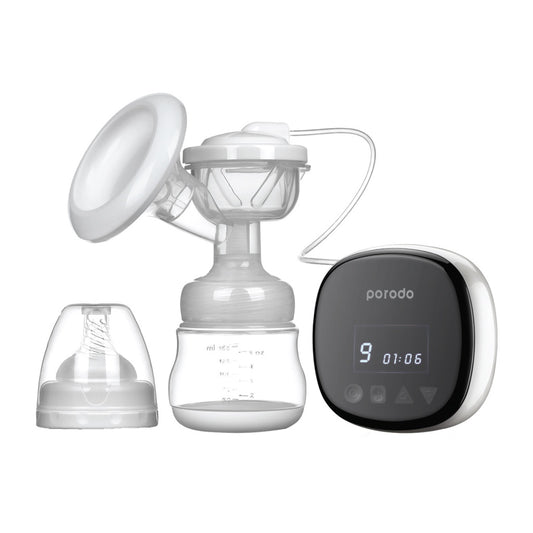 شفاط حليب كهربائي من بورودو لايف ستايل بسعة 150 مل - ابيض | Porodo Lifestyle Electric Breast Pump - White