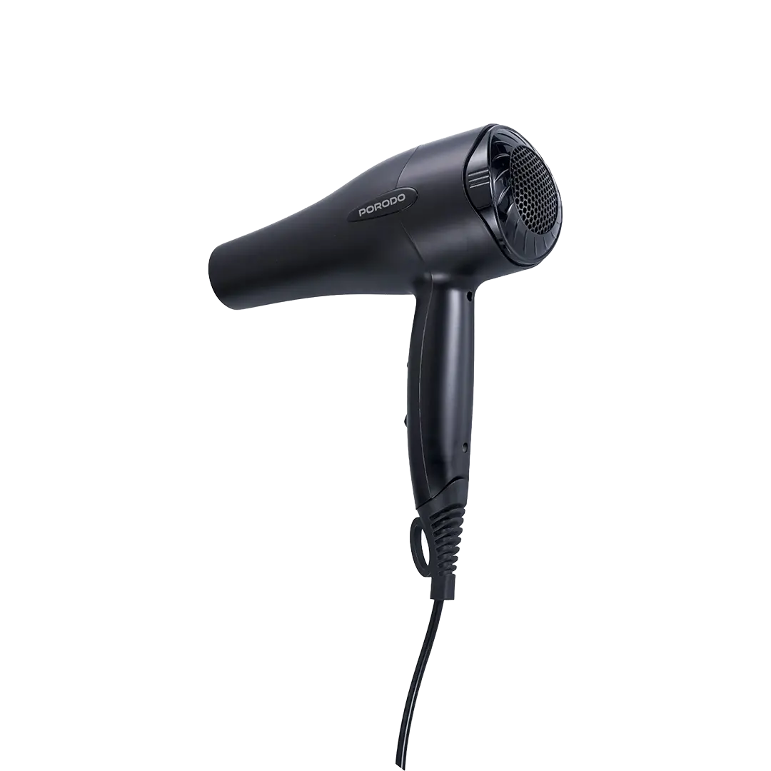 مجفف شعر بورودو لايف ستايل 1200 واط بكيبل طول 1.8 متر | Porodo Lifestyle 1200W Hair Dryer 1.8M Cable.