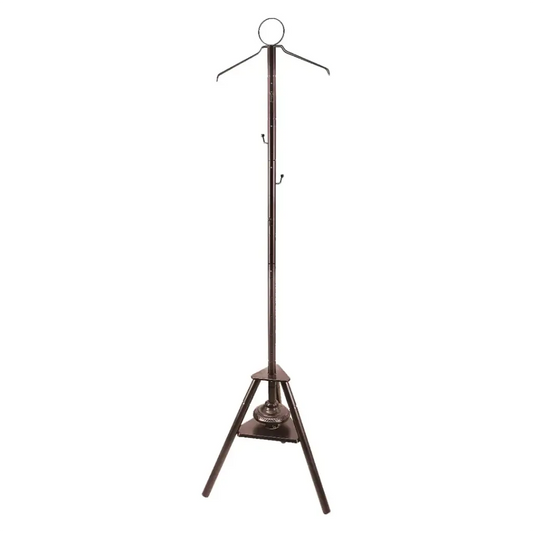 ستاند تعليق الملابس مع مبخرة بخور من بورودو لايف ستايل - بني | Porodo Lifestyle Hanger Stand Bakhour – Brown