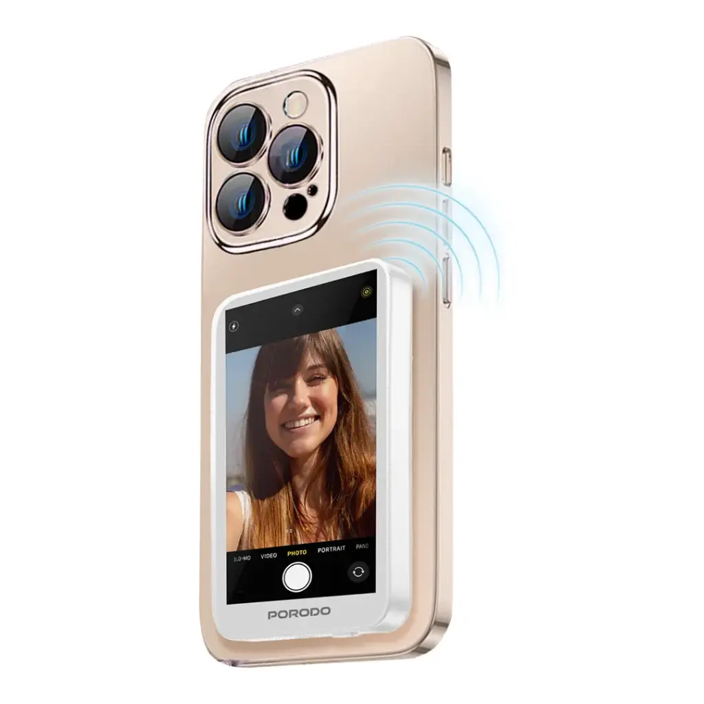 جهاز عرض شاشة سيلفي مغناطيسي من بورودو لايف ستايل | Porodo Lifestyle Selfie Screen Monitor Magnetic Mirroring Device