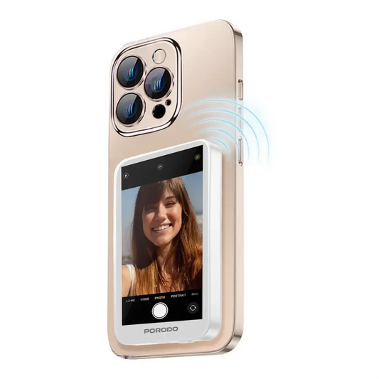 جهاز عرض شاشة سيلفي مغناطيسي من بورودو لايف ستايل | Porodo Lifestyle Selfie Screen Monitor Magnetic Mirroring Device