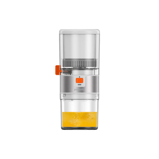 عصارة بطيئة محمولة بقدرة 55 واط من بورودو لايف ستايل - ابيض/برتقالي | Porodo Lifestyle Portable Slow Juicer 55W – White / Orange