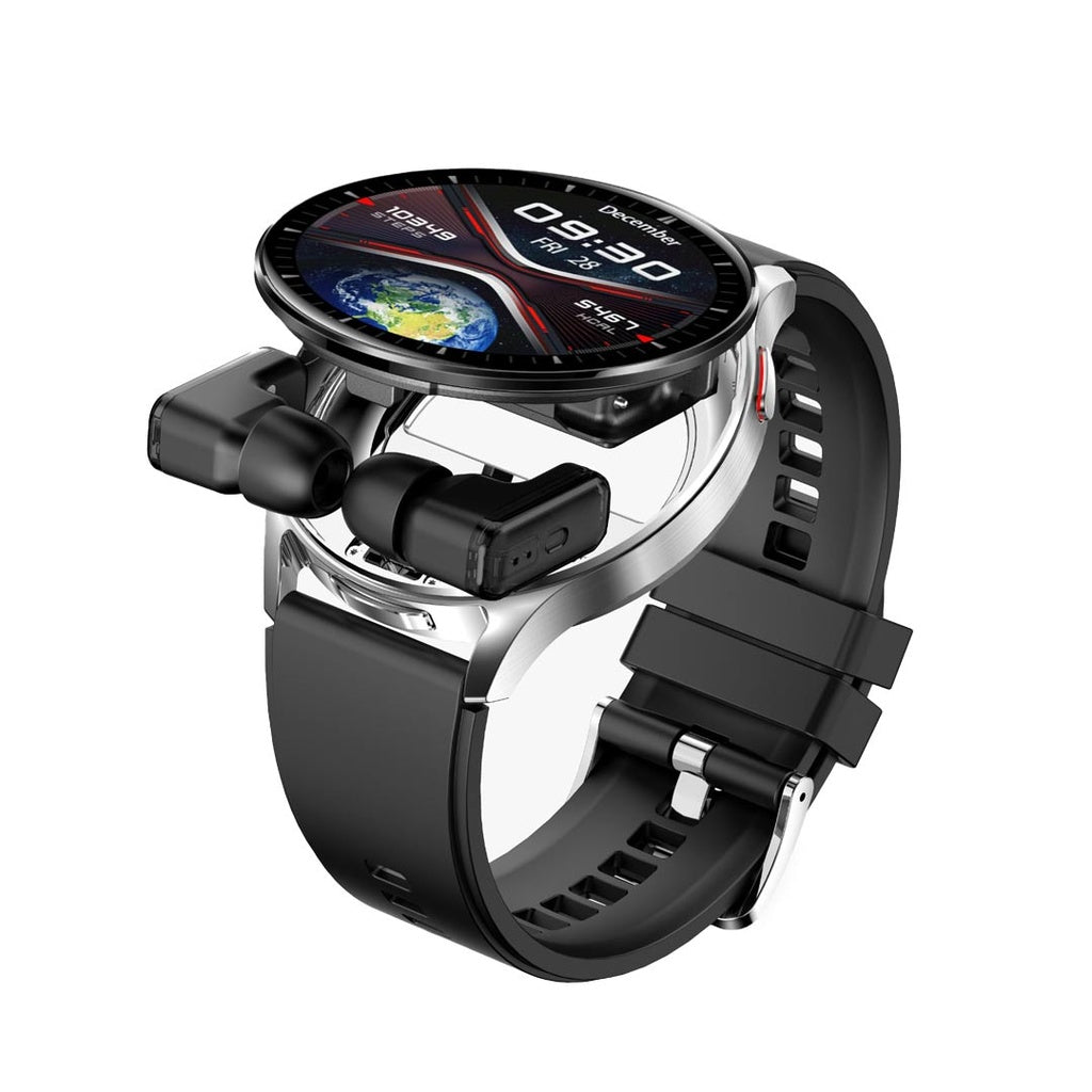 ساعة ذكية مع سماعات اذن من بورودو بالس | Porodo Pulse Smart Watch with Earbuds.