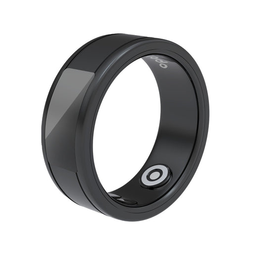 خاتم بورودو الذكي بخاصية اللمس مقاس 9 - اسود | PORODO Smart Wearable Ring with Touch Function Size 9 – Black