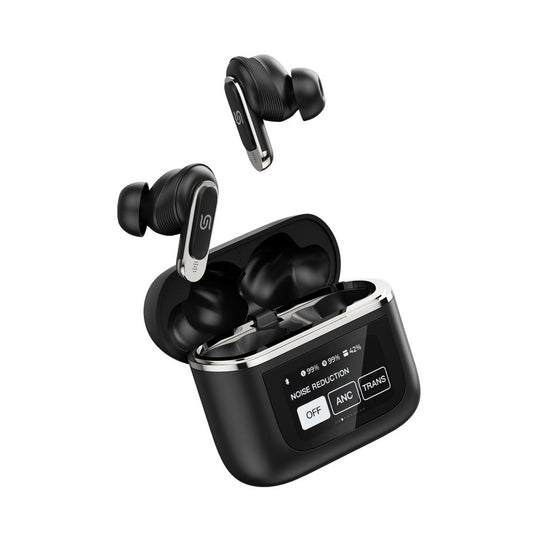 سماعات بورودو ساوندتيك جايد اللاسلكية بتقنية ANC وشاشة لمس | Porodo Soundtec Guide ANC TWS Earbuds with Touch Screen