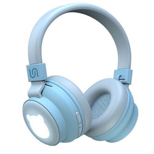 سماعة رأس لاسلكية فوق الاذن للاطفال من بورودو ساوندتيك - ازرق | Porodo Soundtec Kids Wireless Over-Ear Headphone – Blue.
