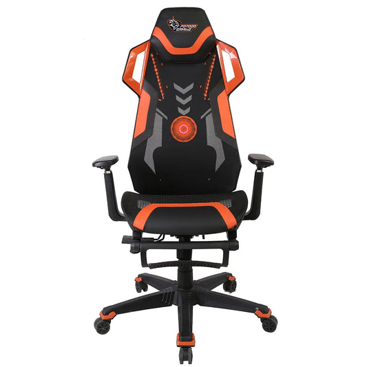 كرسي العاب بورودو جيمنج المريح - اسود / برتقالي | Porodo Gaming Ergonomic Gaming Chair - Black/Orange