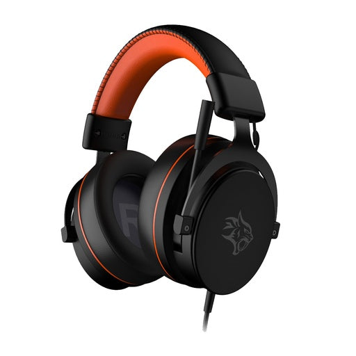 سماعة رأس للالعاب باضائة RGB من بورودو جيمنج, مع خاصية الغاء الضوضاء - اسود | Porodo Gaming PC RGB ENC Gaming Headphones - Black