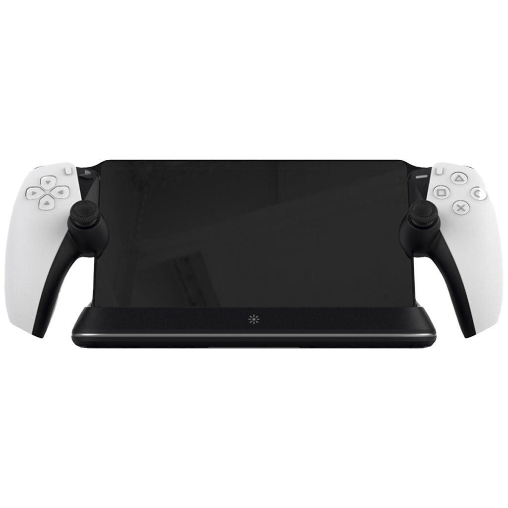 قاعدة شحن بورودو لجهاز بلاي ستيشن 5 بورتال, مع اضائة RGB وشحن مغناطيسي | Porodo Gaming PlayStation Portal Charging Dock with RGB & Magnetic Charging.