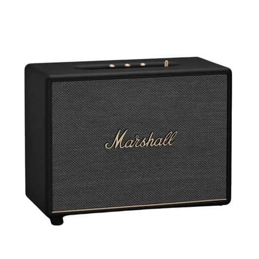 سماعة مارشال بلوتوث صوت قوي مع مدخل HDMI وتصميم أسود فاخر - Marshall Woburn III BT Speaker