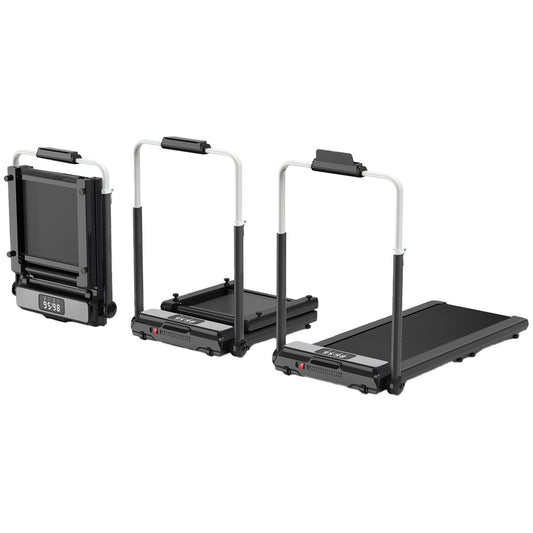 جهاز مشي قابل للطي من باورولوجي بقوة 2.0HP مع حمولة قصوى 120 كجم - اسود | Powerology 2.0HP Foldable Treadmill Max Load 120KG – Black