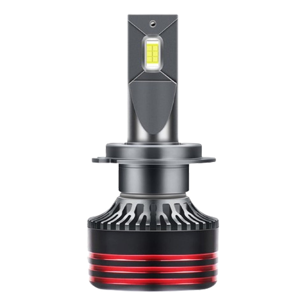 لمبات امامية LED للسيارة من باورولوجي, 60 واط, 5000 لومن و 6000 كلفن | Powerology H7 LED Headlight Bulbs 60W 5000LM 6000K.
