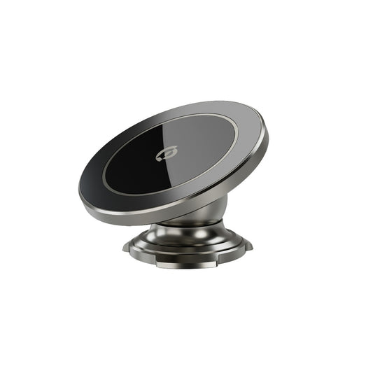 حامل باورولوجي المغناطيسي للجوال بتقنية ماج سيف - تيتانيوم | Powerology Magsafe Magnetic Phone Mount - Titanium.