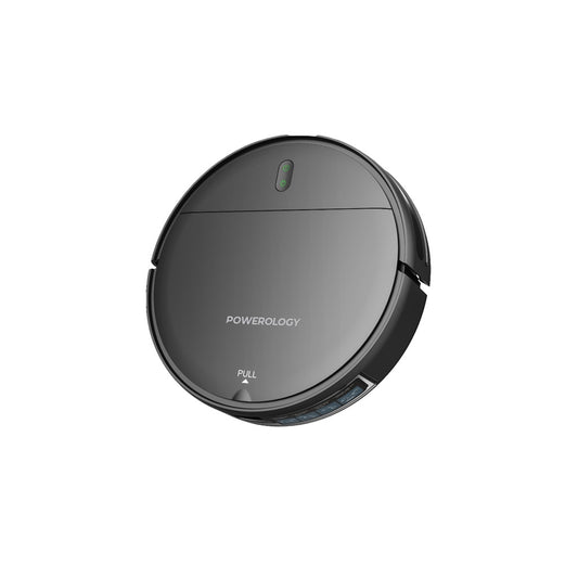 روبوت ذكي للتنظيف والمسح من باورولوجي, بطارية بسعة 2600 مللي امبير - اسود | Powerology Smart Robo Vacuum & Mop 2600mAh - Black