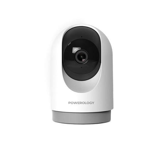 كاميرا المراقبة الداخلية الذكية من باورولوجي بتقنية بلوتوث ودقة 3MP - ابيض | Powerology BT Indoor PTZ Camera 3MP - White