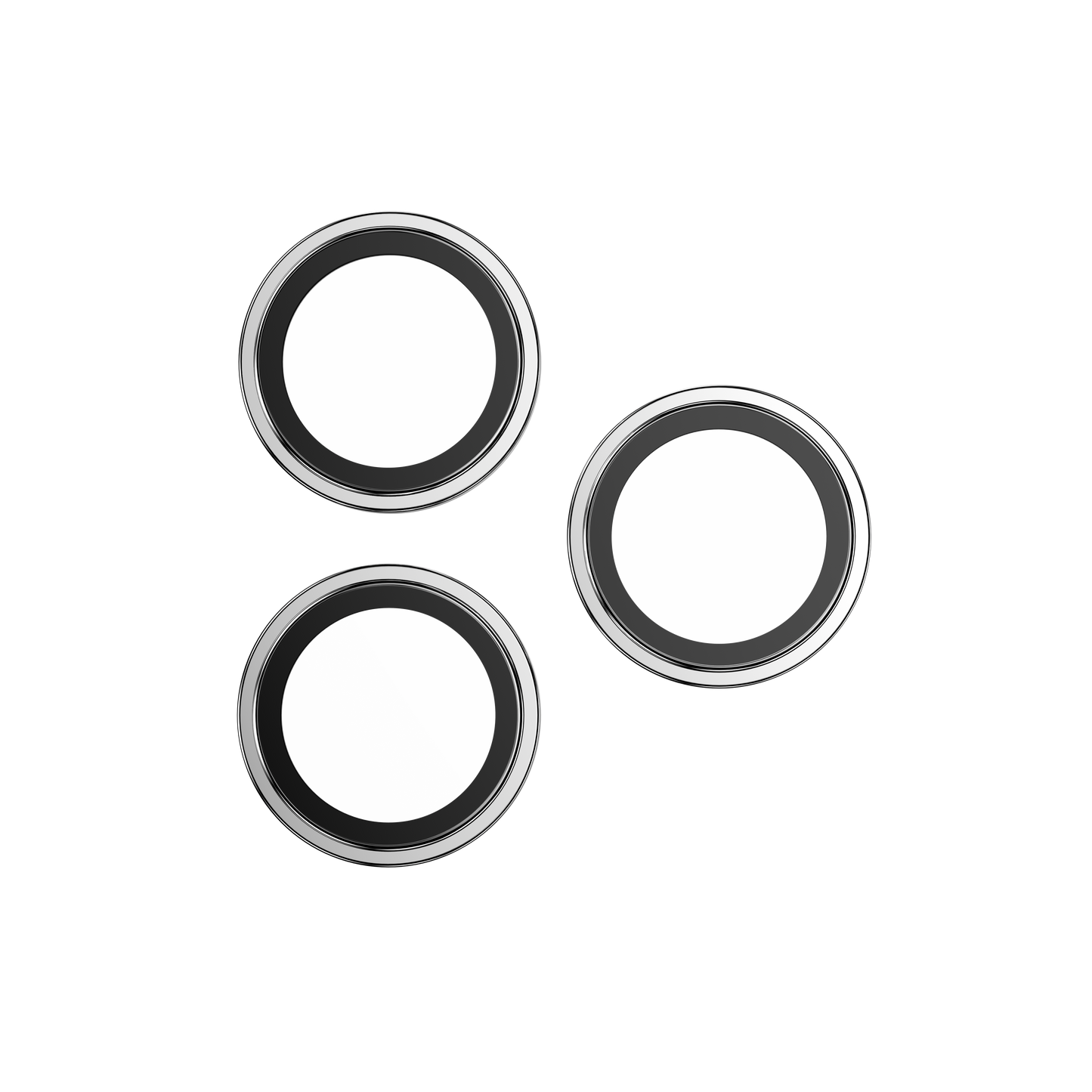 Momax Camera Lens Protector for iPhone 15 / 15 Plus | Silver - واقي عدسات الكاميرا موماكس لايفون 15 و ايفون 15 بلس |  اللون فضي