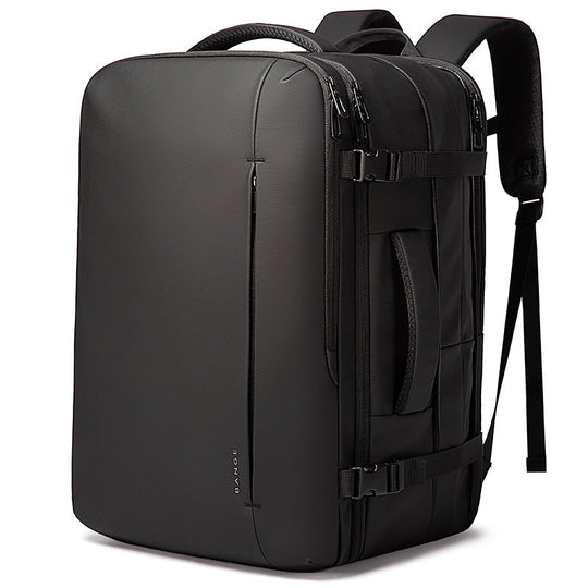 حقيبة ظهر بانجي 1909 للسفر, ضد الماء بسعة 45 لتر مع حجرة لابتوب - اسود | BANGE 1909 45L Waterproof Travel Laptop Backpack Luggage Design – Black