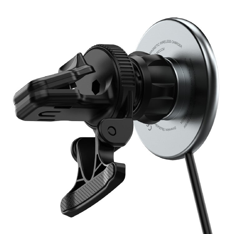 بورودو شاحن سيارة وحامل هاتف 3 في 1 بقدرة شحن 20 واط مع شحن لاسلكي سريع 15 واط - اسود | Porodo 3 in 1 Car Charger Mount 20W PD with Fast Wireless Charger 15W - Black