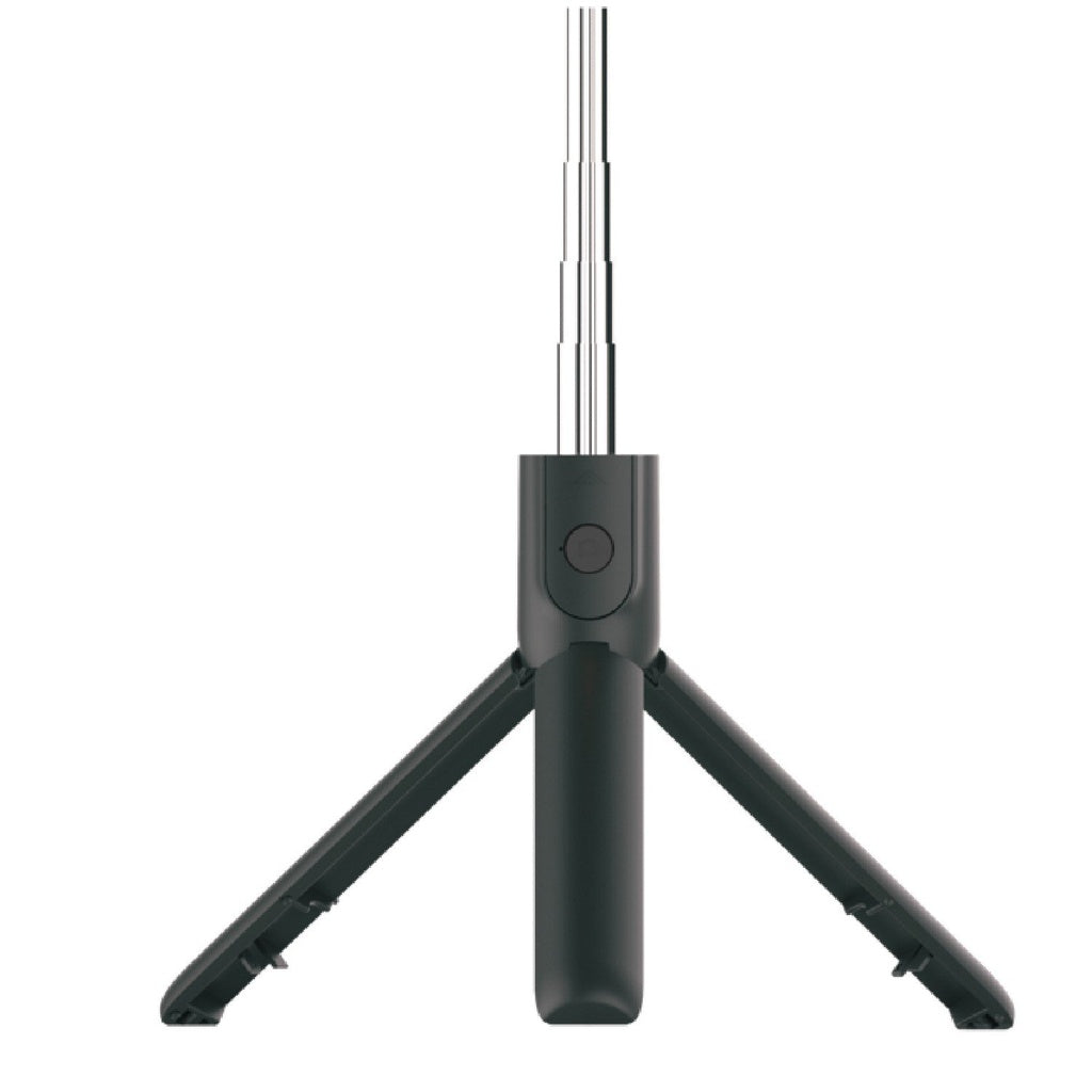 عصا سيلفي مع ترايبود وريموت بلوتوث من بورودو - اسود | Porodo Bluetooth Selfie Stick with Tripod - Black