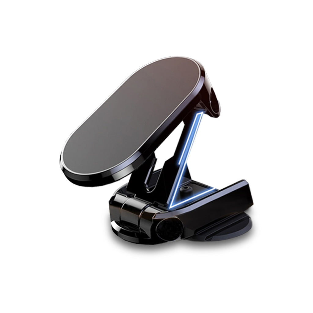 حامل جوال مغناطيسي للسيارة من بورودو مع صفيحة معدنية - اسود | Porodo Dashboard N50x6 Magnet Phone Holder with Metal Plate – Black