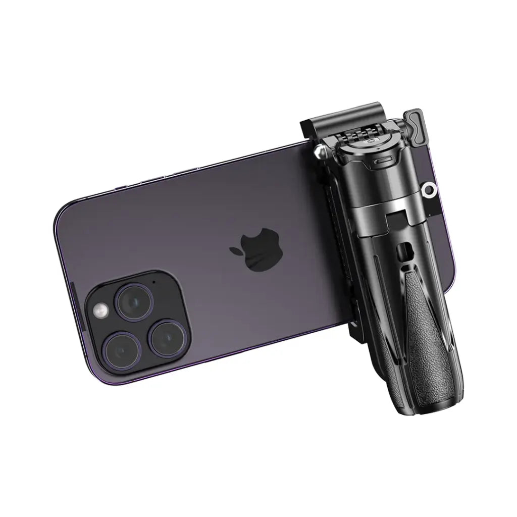 عصا سيلفي قابلة للطي مع ترايبود قابل للتمديد من بورودو - اسود | Porodo Foldable Selfie Stick with Extendable Tripod – Black