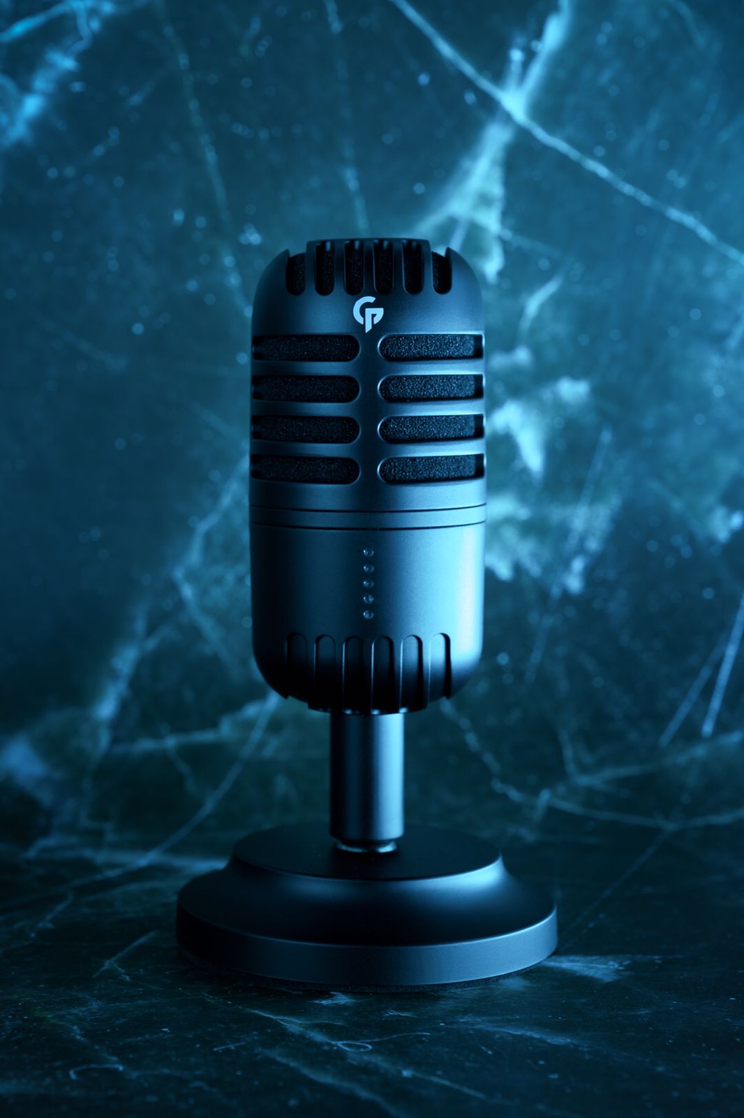 مايكروفون جيمنج من بورودو مع قاعدة ثابتة - اسود | Porodo Gaming Basic Cardioid Microphone with Fixed Stand – Black