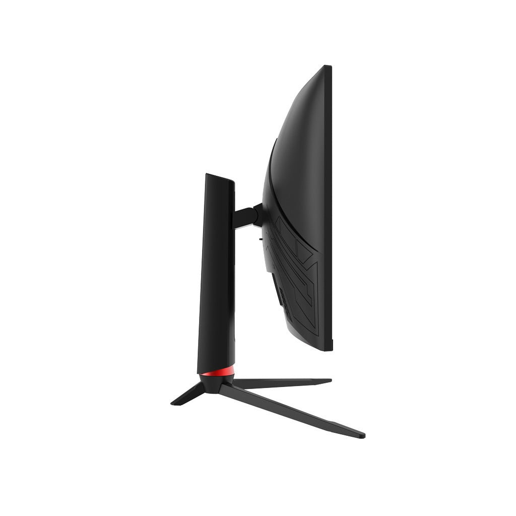 شاشة العاب منحنية 27 بوصة من بورودو جيمنج, بمعدل تحديث 240Hz وحامل قابل للدوران - اسود | Porodo Gaming 27" 240Hz Curved Gaming Monitor with Adjustable Rotating Stand – Black