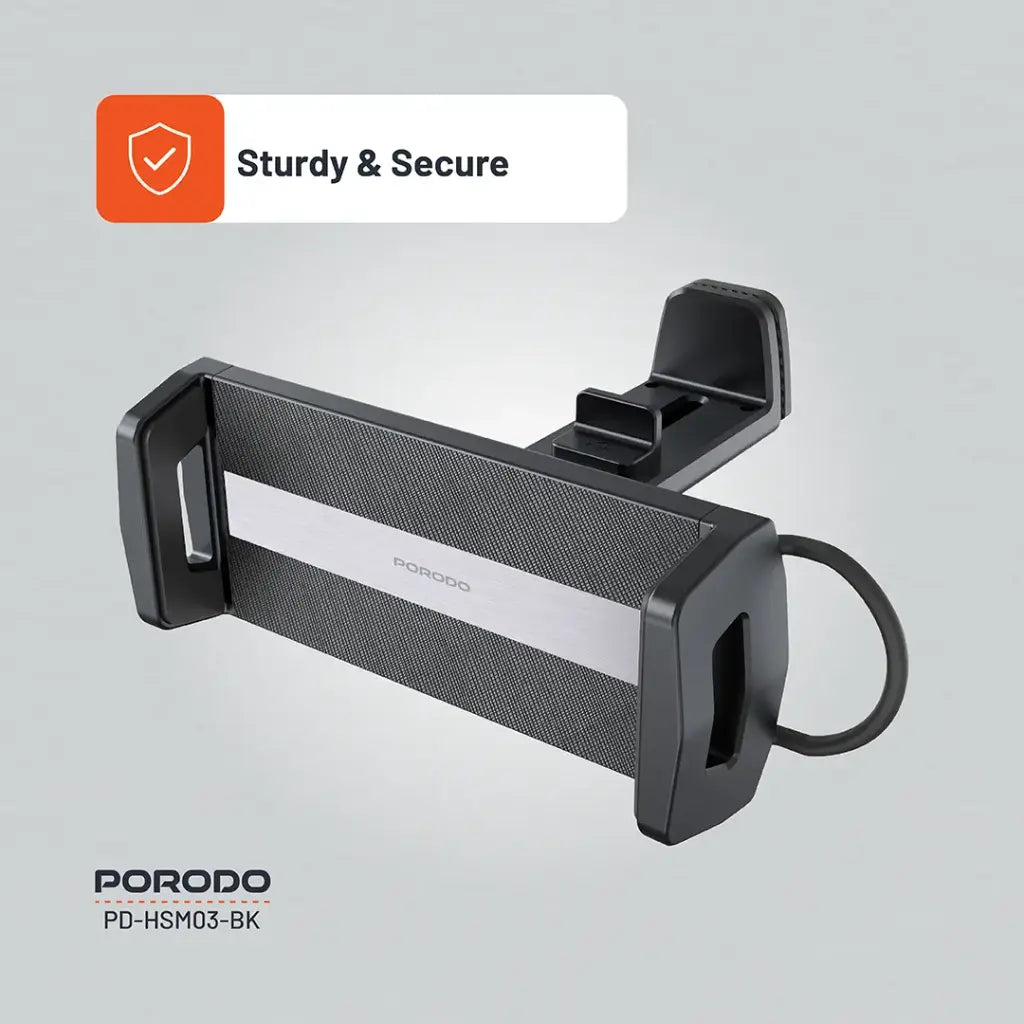 حامل تابلت عالمي قابل للتعديل من 7 انش الى 14.6 انش - اسود | Porodo Universal Adjustable 7" to 14.6" iPad/Tablet Stand – Black