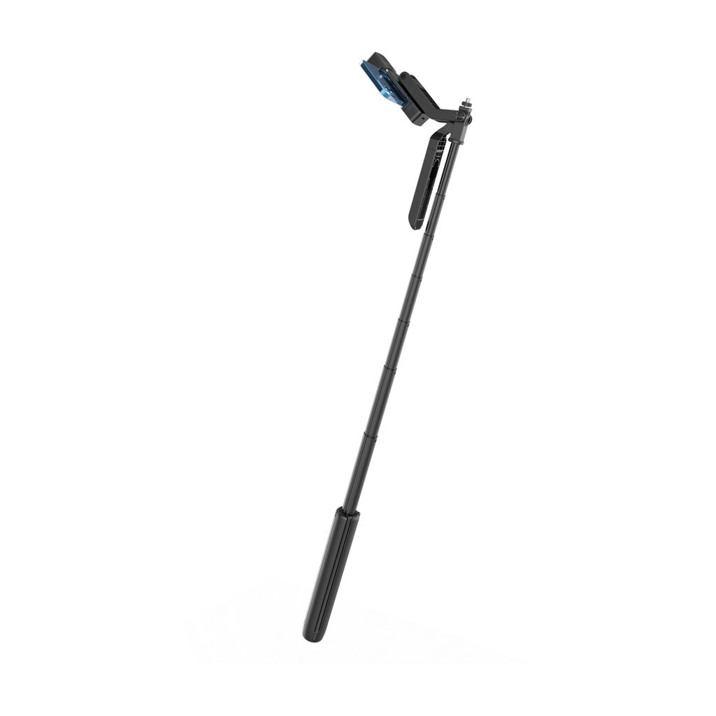 عصا سيلفي قابلة للتمديد حتى 185 سم من بورودو مع اضائة مزدوجة وترايبود وريموت - اسود | Porodo Selfie Stick 185cm Extendable with Dual Detachable Lights, 4 Leg Tripod, and Remote Control - Black