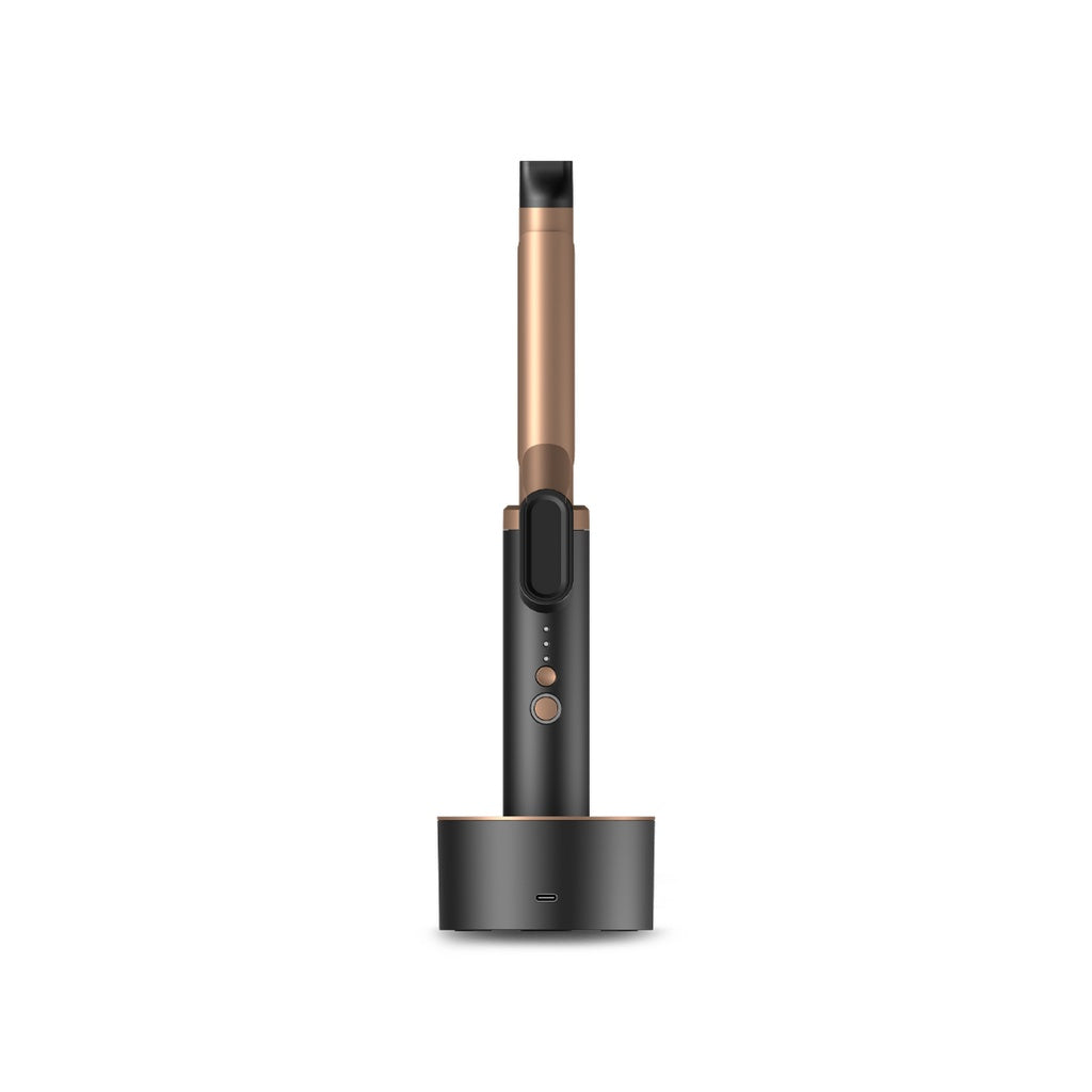 جهاز تجعيد الشعر اللاسلكي القابل لاعادة الشحن من بورودو لايف ستايل - اسود | Porodo LifeStyle Wireless Rechargeable Hair Curler - Black