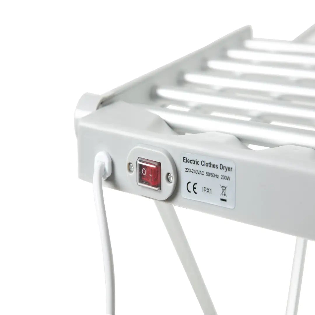 مجفف الملابس الكهربائي الداخلي من بورودو لايف ستايل - فضي | Porodo Lifestyle Electric Heated Indoor Clothes Dryer - Silver