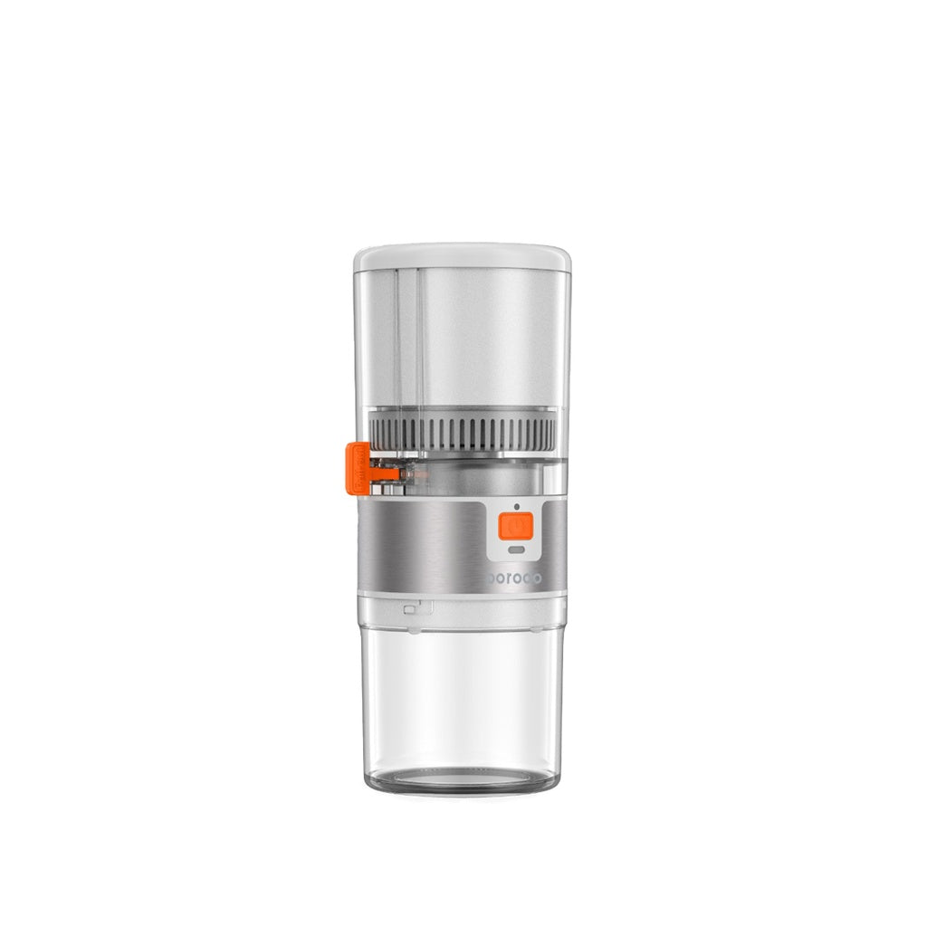 عصارة بطيئة محمولة بقدرة 55 واط من بورودو لايف ستايل - ابيض/برتقالي | Porodo Lifestyle Portable Slow Juicer 55W – White / Orange