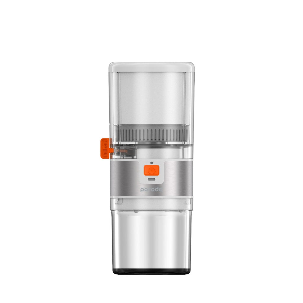عصارة بطيئة محمولة بقدرة 55 واط من بورودو لايف ستايل - ابيض/برتقالي | Porodo Lifestyle Portable Slow Juicer 55W – White / Orange