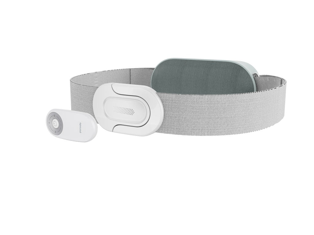 بورودو جهاز تدليك للخصر - ابيض | Porodo Hammering Waist Massager - White