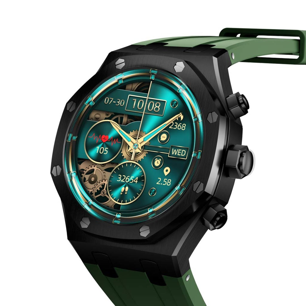 ساعة بورودو كريستالو AP الذكية بوجه ازرق | Porodo CristalloAP Smart Watch Blue Dial
