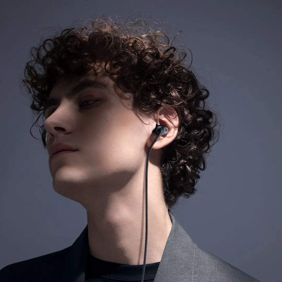 بورودو ساوندتيك سماعات معدنية سلكية 10 ملم بمنفذ يو اس بي سي - اسود | Porodo Soundtec Metal Earphones 10mm Type-C - Black