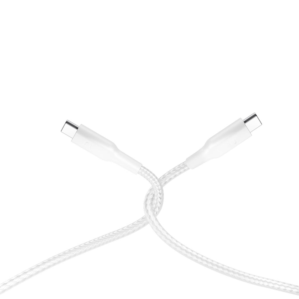 كيبل باورولوجي مضفر يو اس بي سي الى لايتننغ بطول 30 سم | Powerology MFI Braided USB-C to Lightning Cable 30CM.