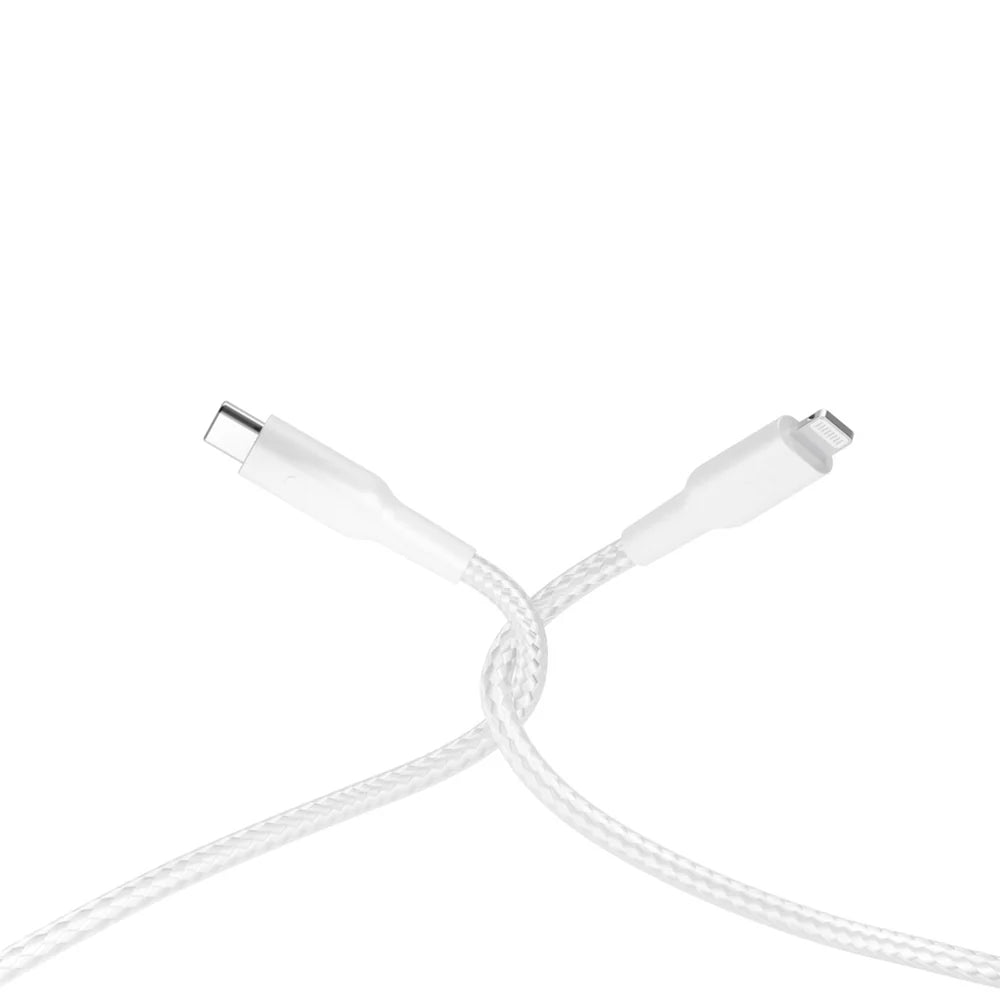 Powerology Braided PD 60W Type-C to Lightning Cable 1.2M - كيبل سريع الشحن بقوة 60واط وطول 1.2متر من تايب سي الى لايتننغ من باورلوجي