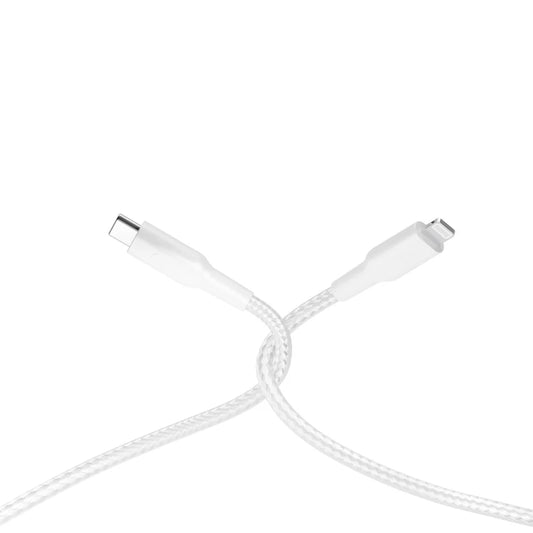 Powerology Braided PD 60W Type-C to Lightning Cable 1.2M - كيبل سريع الشحن بقوة 60واط وطول 1.2متر من تايب سي الى لايتننغ من باورلوجي