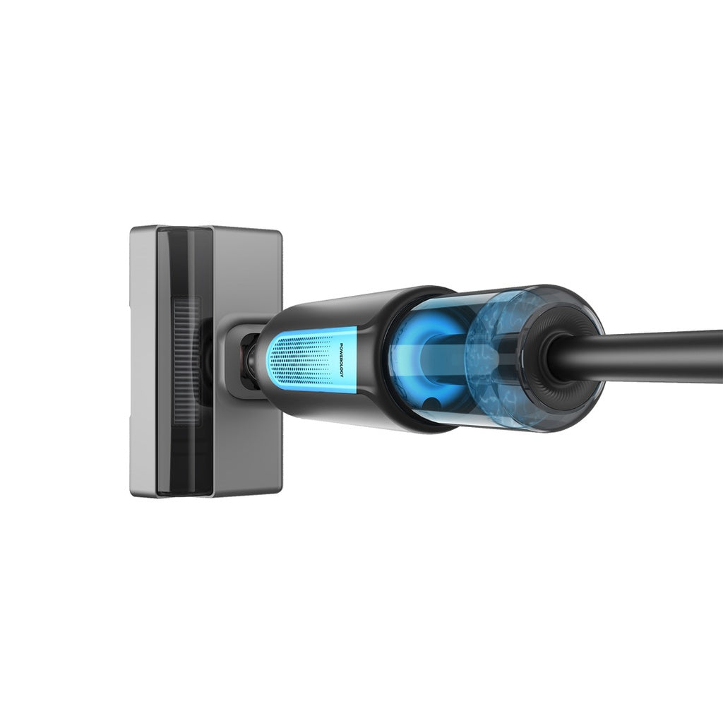 مكنسة باورولوجي اللاسلكية مع وظيفة المسح 2 في 1 - اسود | Powerology 2in1 Cordless Vacuum Cleaner with Mop - Black.
