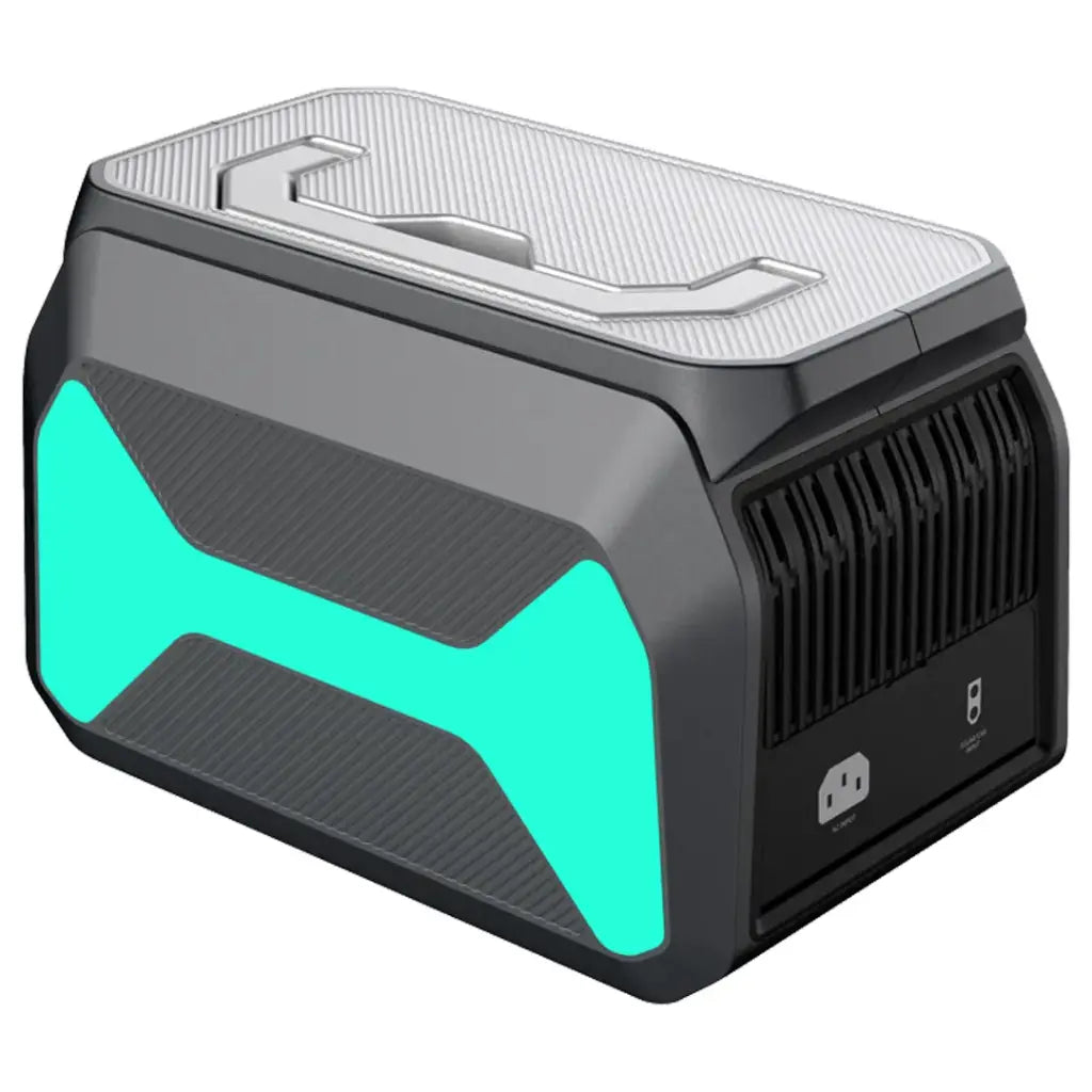 محطة طاقة محمولة باورولوجي بقدرة 800 واط بسعة 512 واط / ساعة - اسود | Powerology 800W Portable Power Station with 512Wh Capacity – Black